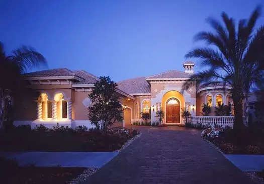 Mediterranean house plans 81-106 - front exterior, 3,341 sq ft, 3 bed, 4 bath house plans | Monster House Plans