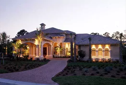 Sunbelt house plans 81-111 - front exterior, 5,042 sq ft, 4 bed, 5 bath house plans | Monster House Plans