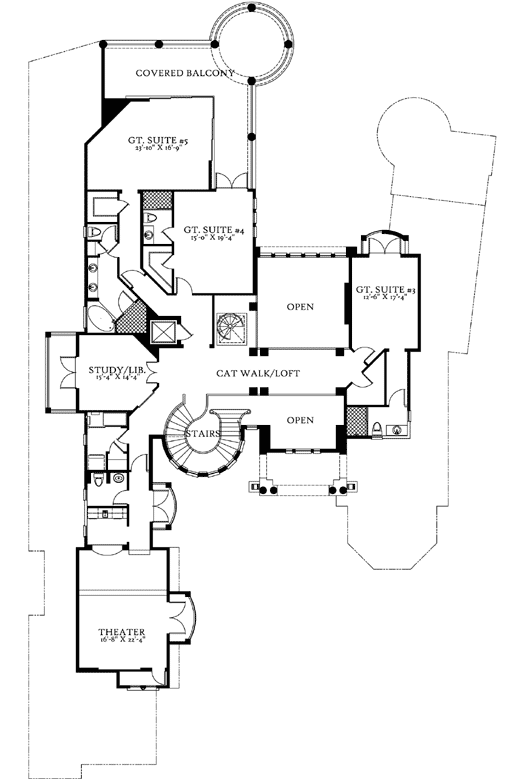 Upper/Second Floor Plan:81-135