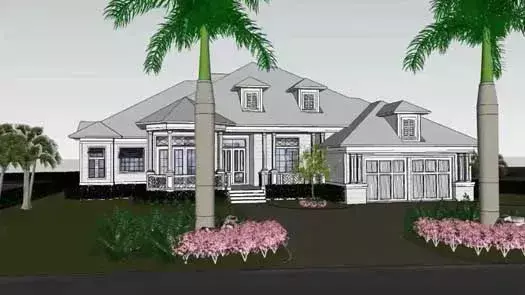 Traditional house plans 82-113 - front exterior, 3,140 sq ft, 3 bed, 4 bath house plans | Monster House Plans