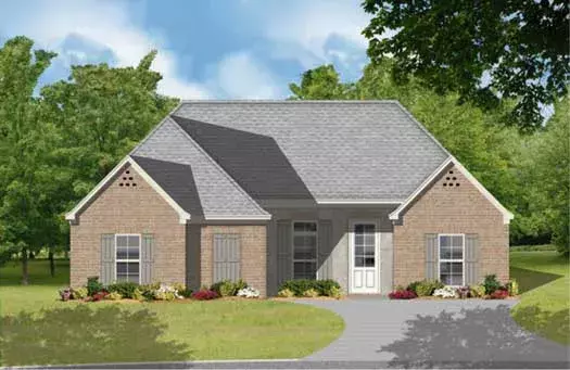 Traditional house plans 83-116 - front exterior, 1,564 sq ft, 3 bed, 2 bath house plans | Monster House Plans