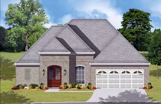 Traditional house plans 83-118 - front exterior, 1,682 sq ft, 3 bed, 2 bath house plans | Monster House Plans