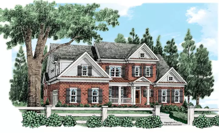 Southern house plans 85-103 - front exterior, 2,775 sq ft, 4 bed, 5 bath house plans | Monster House Plans
