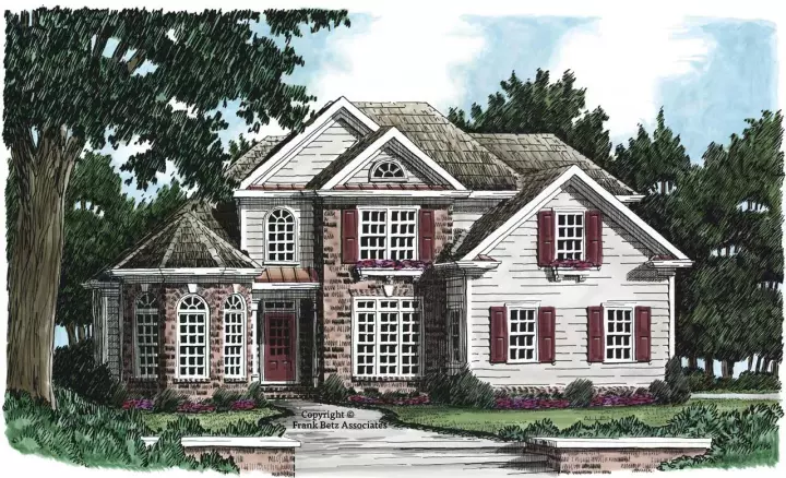 Southern house plans 85-114 - front exterior, 2,072 sq ft, 4 bed, 3 bath house plans | Monster House Plans