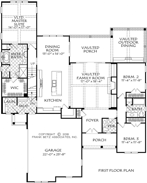 Main Floor Plan: 85-116