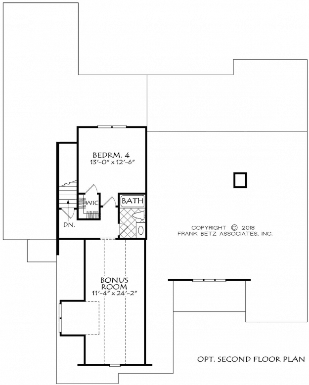 Upper/Second Floor Plan:85-116