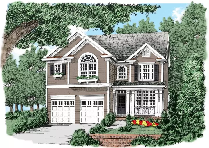 Southern house plans 85-121 - front exterior, 1,985 sq ft, 4 bed, 2 bath house plans | Monster House Plans