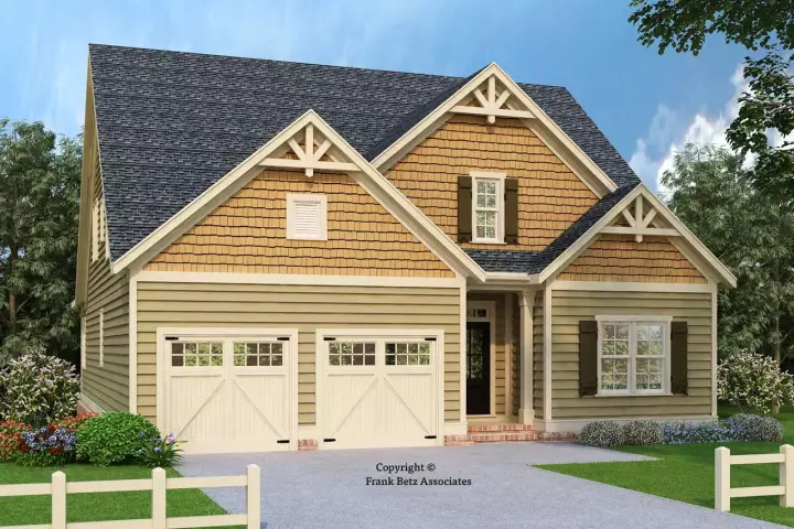 Traditional house plans 85-141 - front exterior, 2,458 sq ft, 4 bed, 3 bath house plans | Monster House Plans