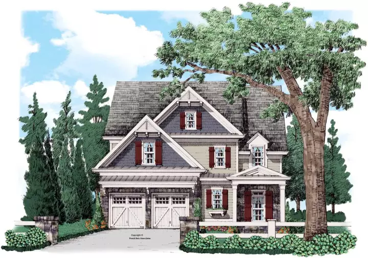 Southern house plans 85-150 - front exterior, 3,200 sq ft, 4 bed, 2 bath house plans | Monster House Plans