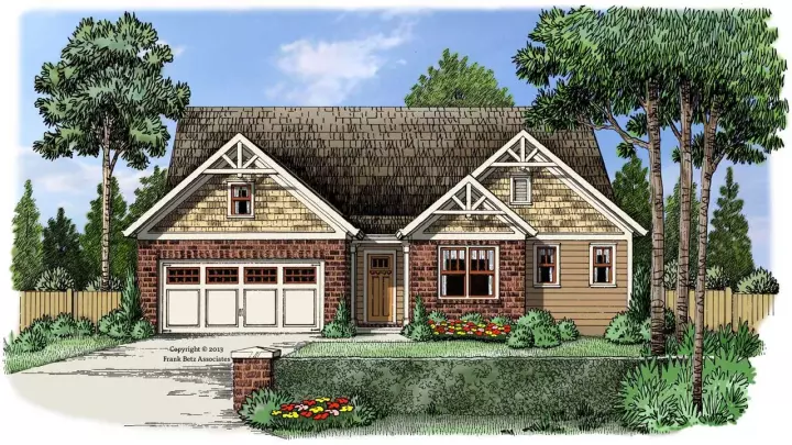 Traditional house plans 85-151 - front exterior, 2,218 sq ft, 4 bed, 3 bath house plans | Monster House Plans