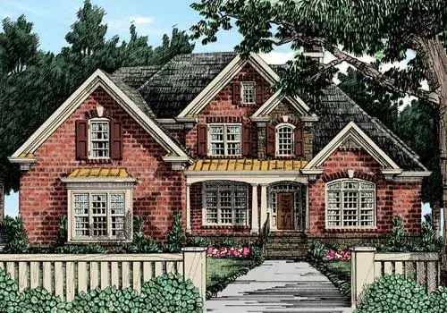 Southern house plans 85-200 - front exterior, 3,327 sq ft, 4 bed, 3 bath house plans | Monster House Plans