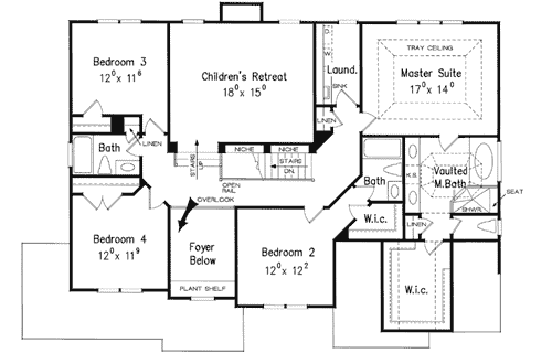 Upper/Second Floor Plan:85-201