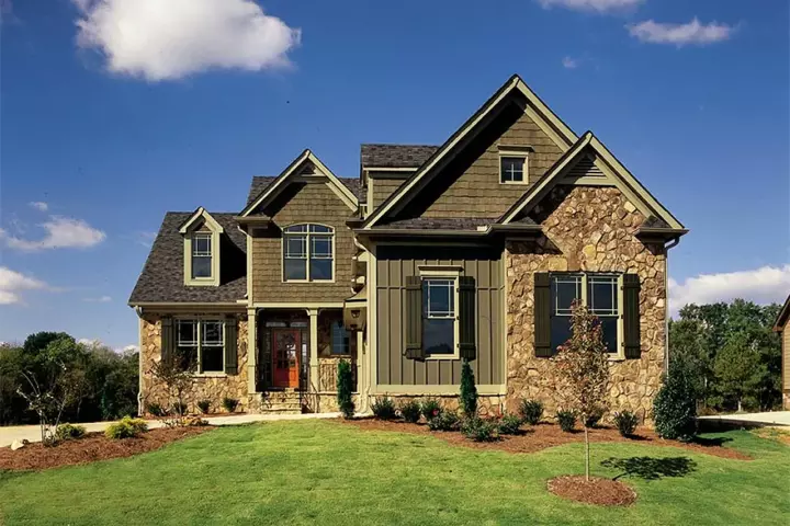 Cottage house plans 85-202 - front exterior, 1,975 sq ft, 3 bed, 2 bath house plans | Monster House Plans