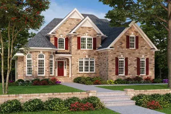 Southern house plans 85-204 - front exterior, 2,286 sq ft, 4 bed, 3 bath house plans | Monster House Plans