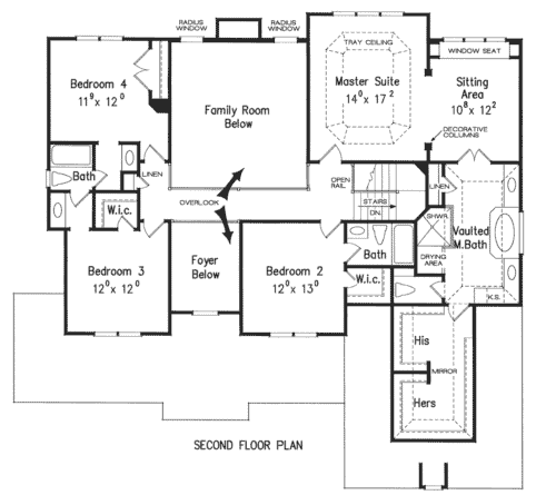 Upper/Second Floor Plan:85-207
