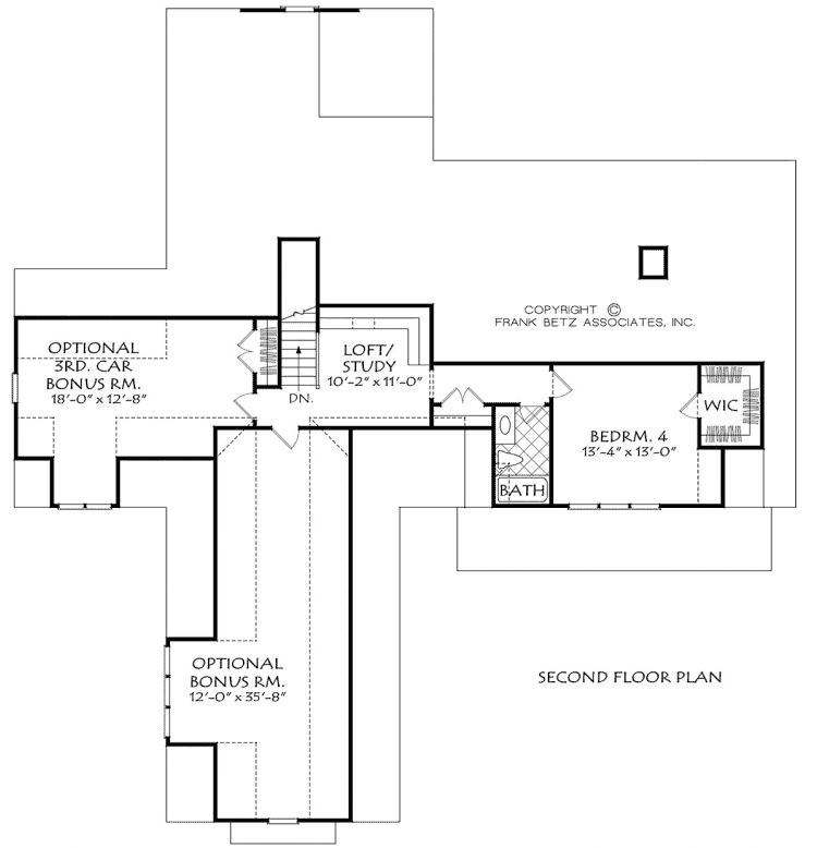 Upper/Second Floor Plan:85-218