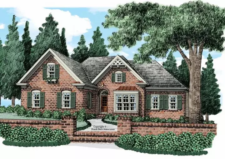 Traditional house plans 85-230 - front exterior, 1,759 sq ft, 3 bed, 2 bath house plans | Monster House Plans