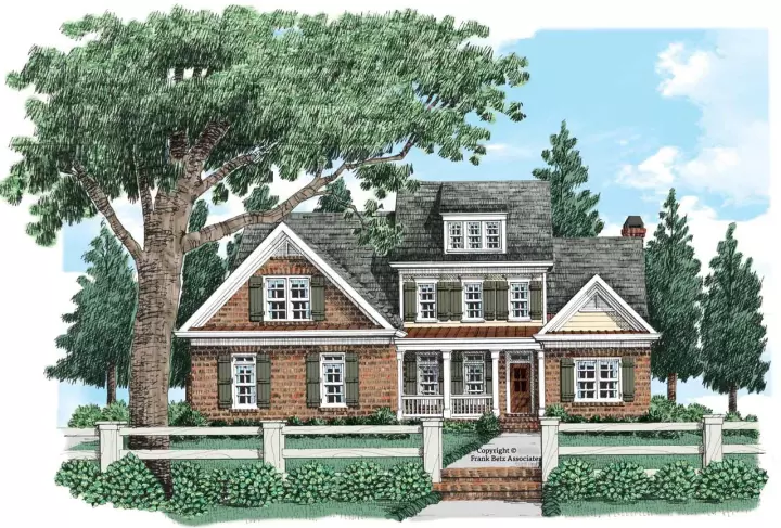 Traditional house plans 85-252 - front exterior, 3,238 sq ft, 4 bed, 4 bath house plans | Monster House Plans