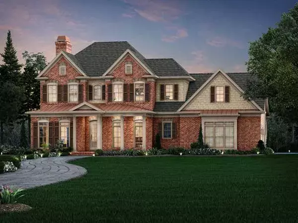Southern Colonial house plans 85-264 - front exterior, 3,454 sq ft, 5 bed, 5 bath house plans | Monster House Plans