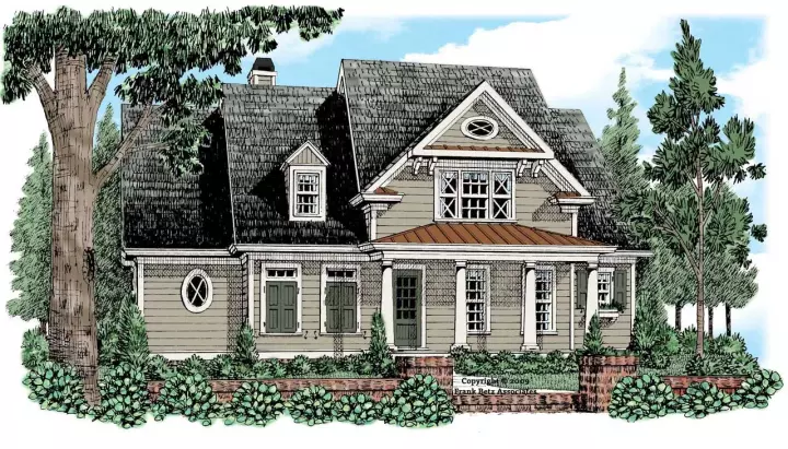 Country house plans 85-281 - front exterior, 3,004 sq ft, 4 bed, 3 bath house plans | Monster House Plans