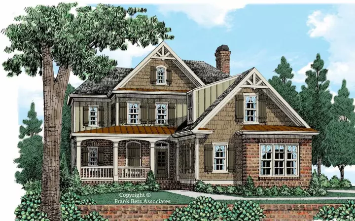 Country house plans 85-289 - front exterior, 2,334 sq ft, 4 bed, 3 bath house plans | Monster House Plans