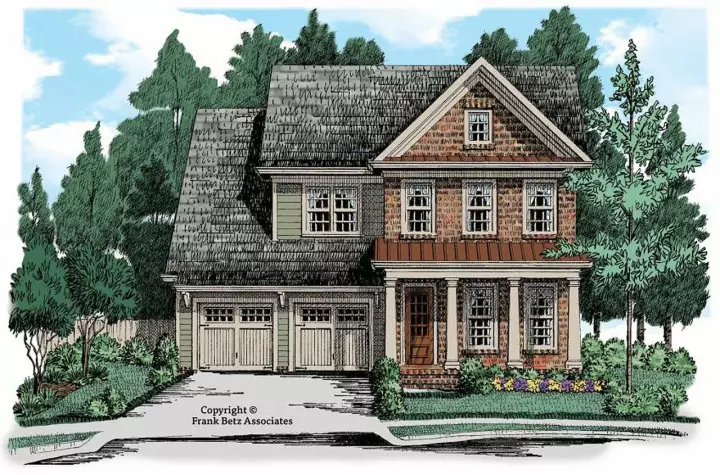 Country house plans 85-298 - front exterior, 2,870 sq ft, 3 bed, 3 bath house plans | Monster House Plans