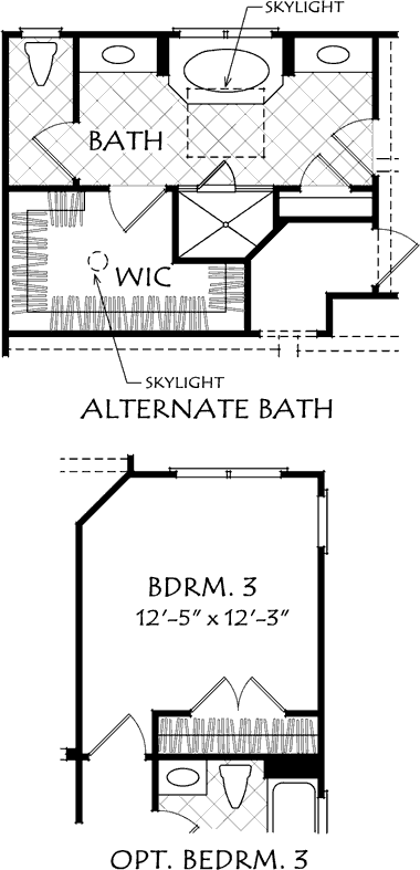 Traditional Style House Plans 85-301