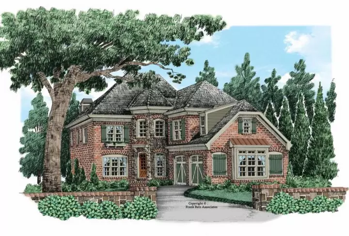 English Country house plans 85-316 - front exterior, 2,890 sq ft, 5 bed, 4 bath house plans | Monster House Plans