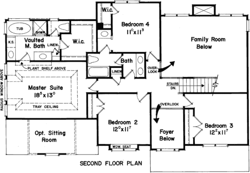 Upper/Second Floor Plan:85-321