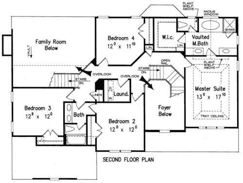 Upper/Second Floor Plan:85-339