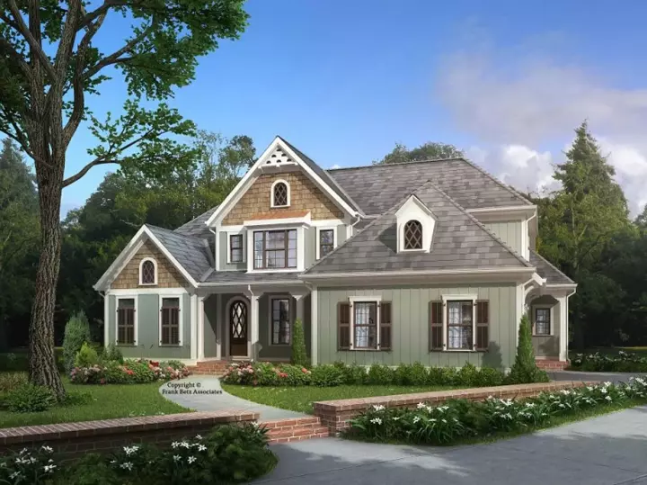 Country house plans 85-341 - front exterior, 2,828 sq ft, 4 bed, 3 bath house plans | Monster House Plans