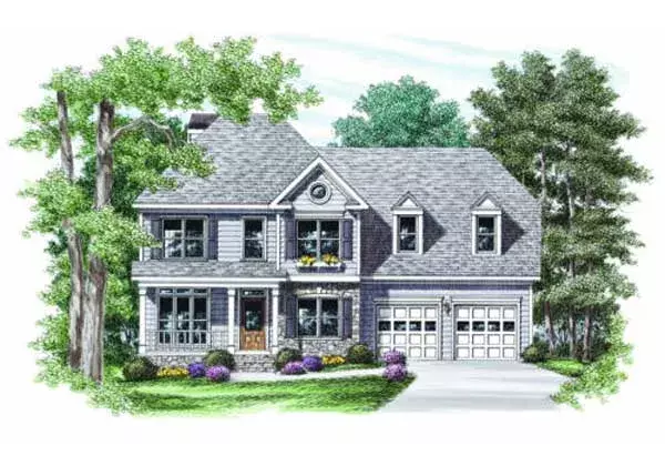 Traditional house plans 85-350 - front exterior, 2,053 sq ft, 3 bed, 2 bath house plans | Monster House Plans