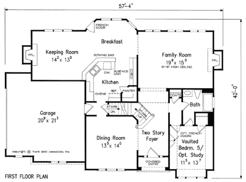 Main Floor Plan: 85-400