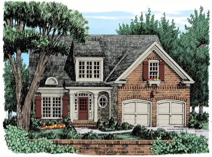 Bungalow house plans 85-405 - front exterior, 1,634 sq ft, 3 bed, 2 bath house plans | Monster House Plans