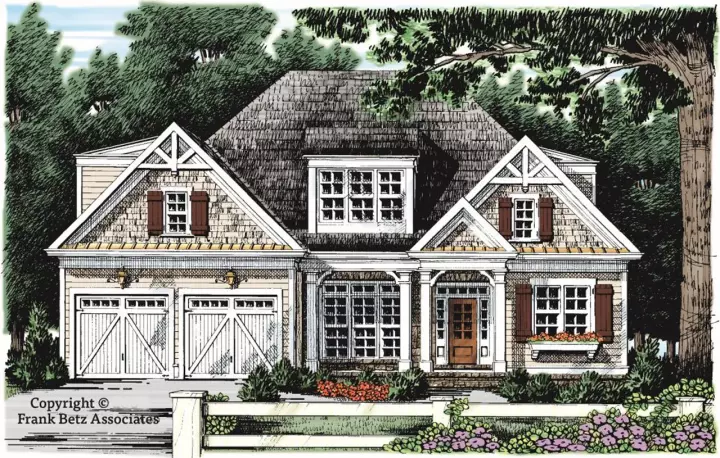 Bungalow house plans 85-419 - front exterior, 3,001 sq ft, 4 bed, 4 bath house plans | Monster House Plans