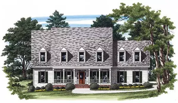 Country house plans 85-470 - front exterior, 2,194 sq ft, 3 bed, 2 bath house plans | Monster House Plans