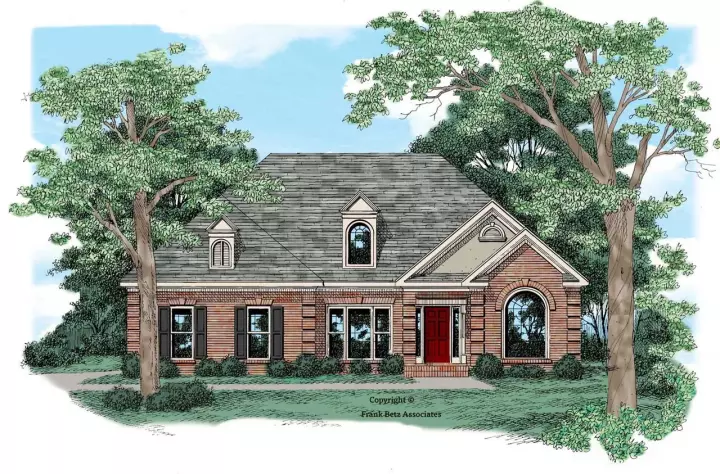 Traditional house plans 85-530 - front exterior, 2,094 sq ft, 3 bed, 2 bath house plans | Monster House Plans