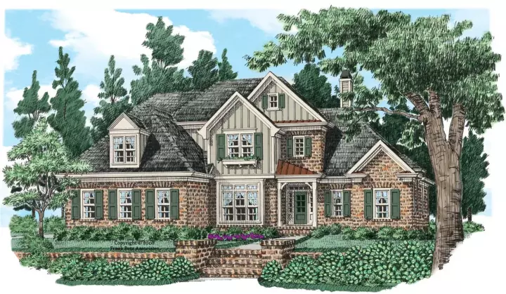 Traditional house plans 85-532 - front exterior, 3,693 sq ft, 4 bed, 3 bath house plans | Monster House Plans