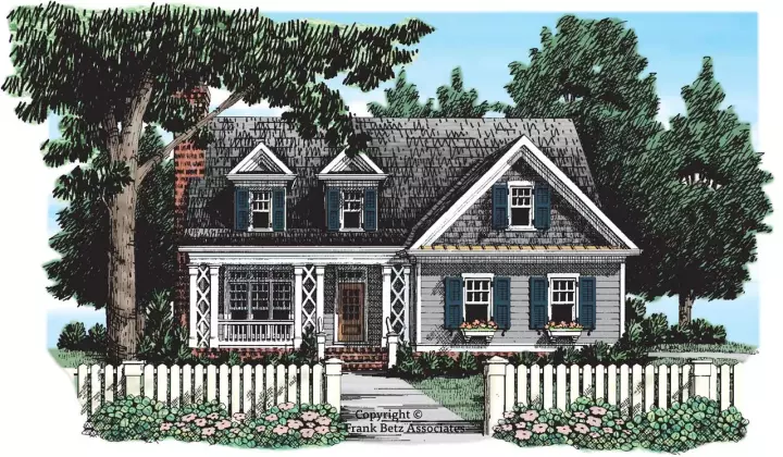 Country house plans 85-666 - front exterior, 1,863 sq ft, 3 bed, 2 bath house plans | Monster House Plans