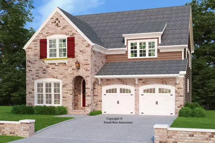 Traditional house plans 85-733 - front exterior, 2,834 sq ft, 4 bed, 3 bath house plans | Monster House Plans