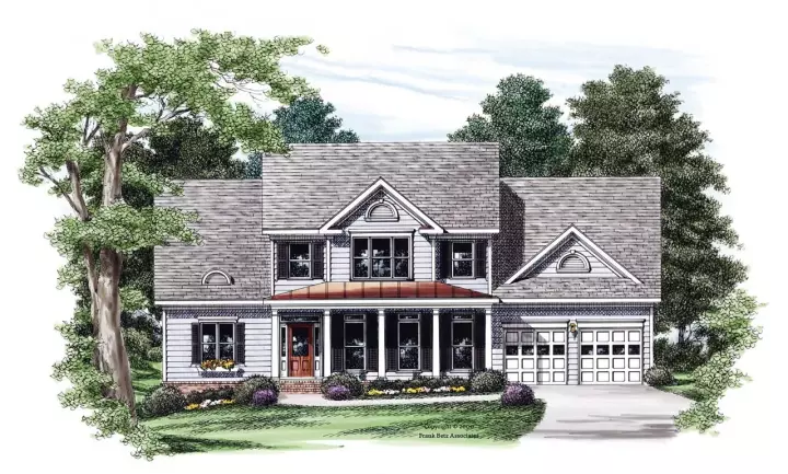 Country house plans 85-748 - front exterior, 2,306 sq ft, 4 bed, 3 bath house plans | Monster House Plans