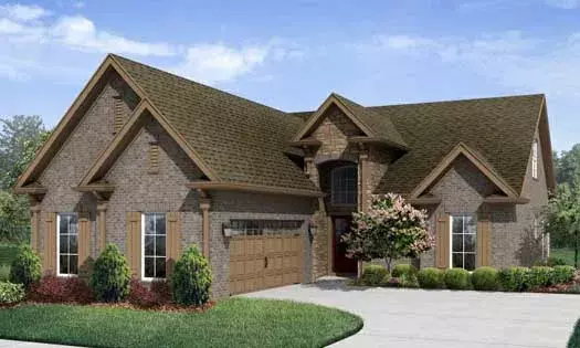 Traditional house plans 86-120 - front exterior, 2,523 sq ft, 3 bed, 3 bath house plans | Monster House Plans