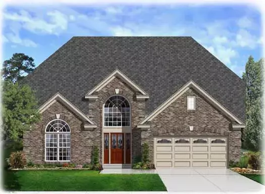 European house plans 86-150 - front exterior, 3,243 sq ft, 5 bed, 3 bath house plans | Monster House Plans