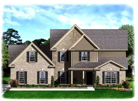 Traditional house plans 86-155 - front exterior, 3,320 sq ft, 4 bed, 2 bath house plans | Monster House Plans
