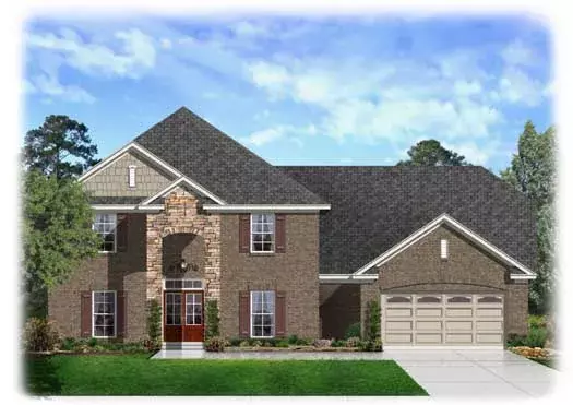 Traditional house plans 86-159 - front exterior, 3,426 sq ft, 4 bed, 2 bath house plans | Monster House Plans