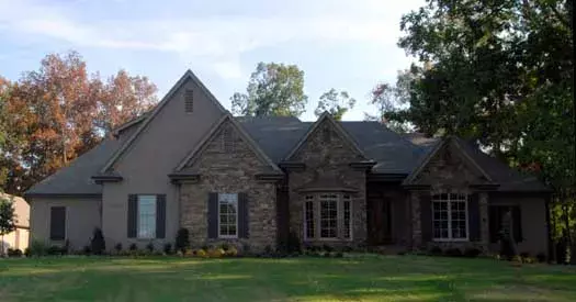European house plans 86-174 - front exterior, 3,569 sq ft, 4 bed, 3 bath house plans | Monster House Plans