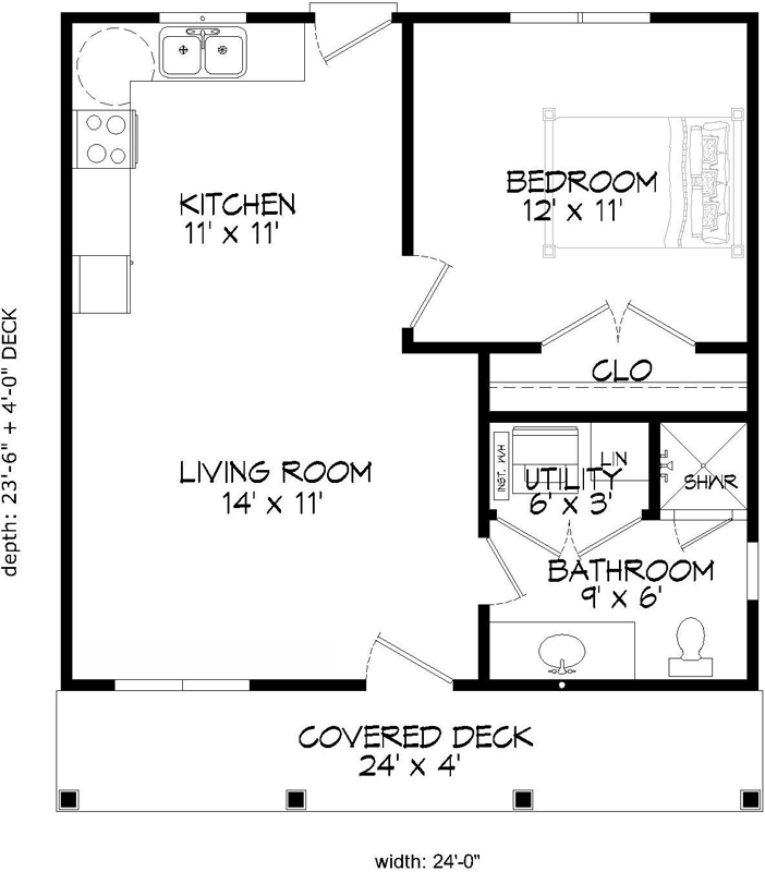 Main Floor Plan: 87-110
