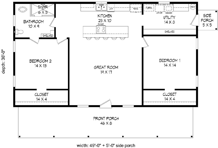 Main Floor Plan: 87-136