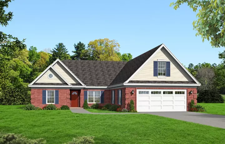 Traditional house plans 87-148 - front exterior, 2,300 sq ft, 3 bed, 2 bath house plans | Monster House Plans