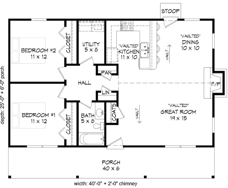 Main Floor Plan: 87-166